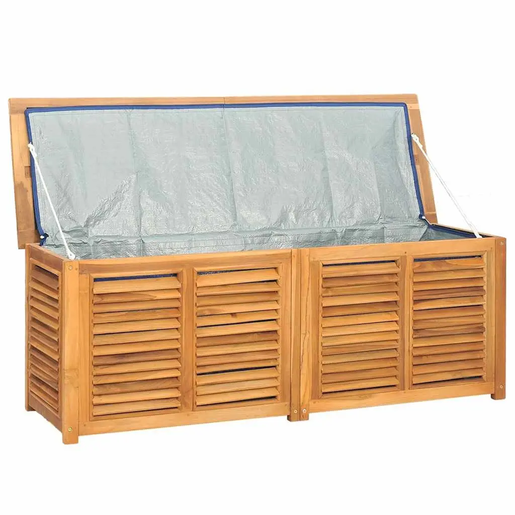 Solid Teak Wood Storage Box 150x50x55cm with PE Bag
