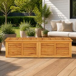 Teak Wood Garden Storage Box: Specs and Features