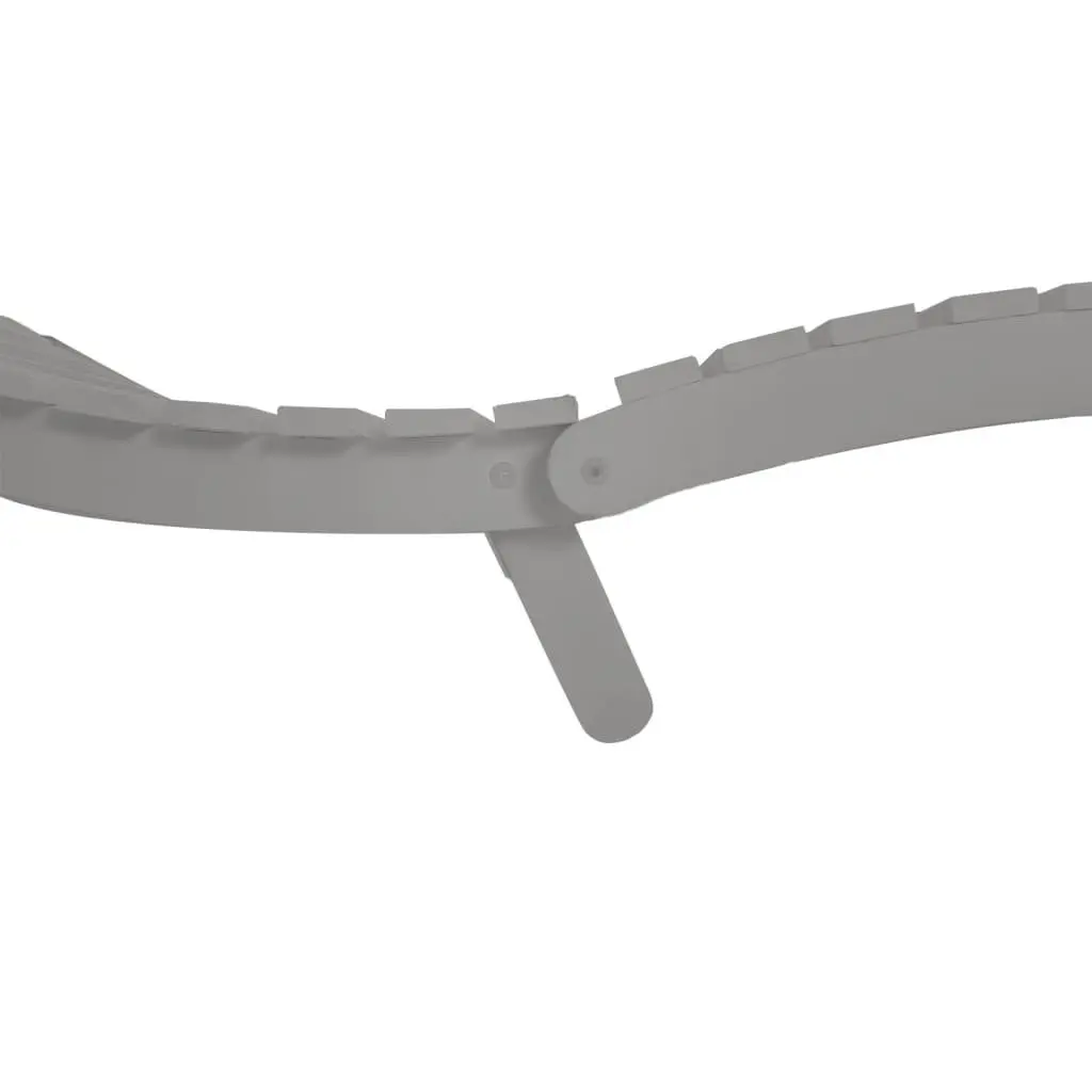 Grey Sun Lounger with Side Table