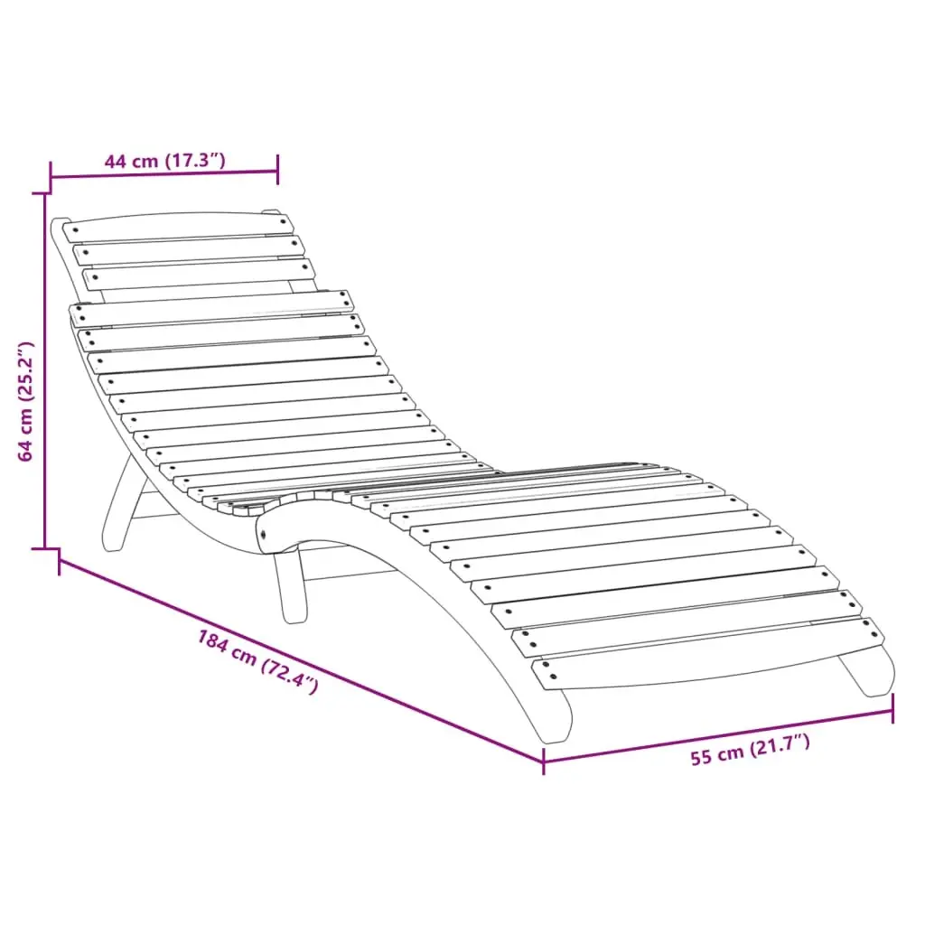 Grey Sun Lounger with Side Table