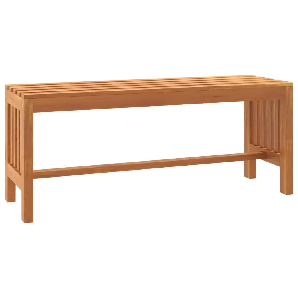 Wooden Garden Bench Outdoor Patio Seating 110cm