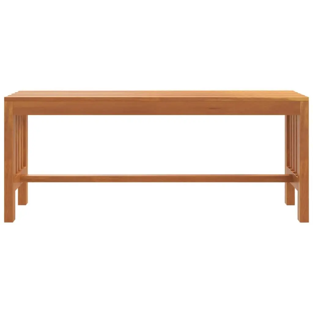 Wooden Garden Bench Outdoor Patio Seating 110cm