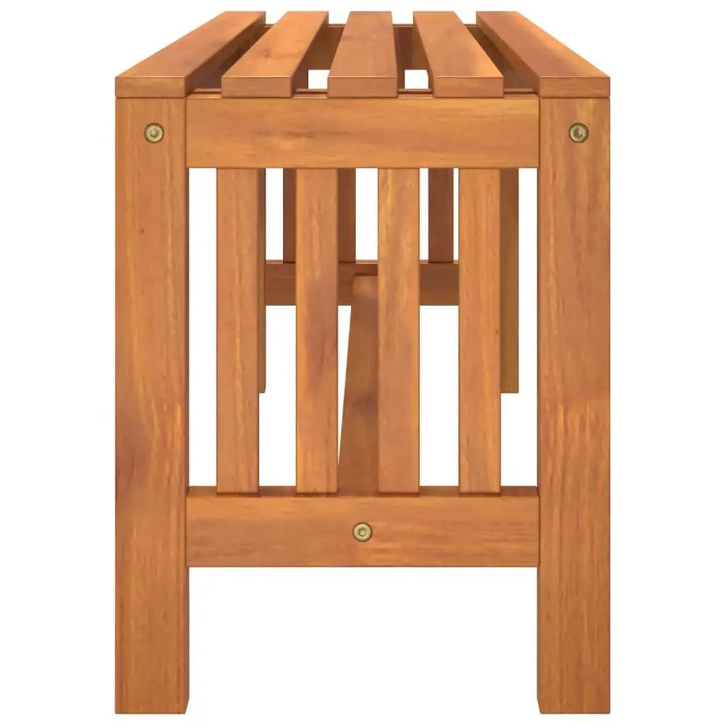 Wooden Garden Bench Outdoor Patio Seating 110cm