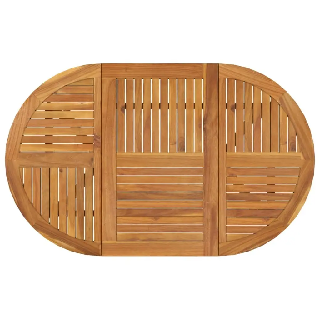 Solid Wood Garden Dining Table 150x90x75cm Outdoor Patio Furniture Brown Acacia