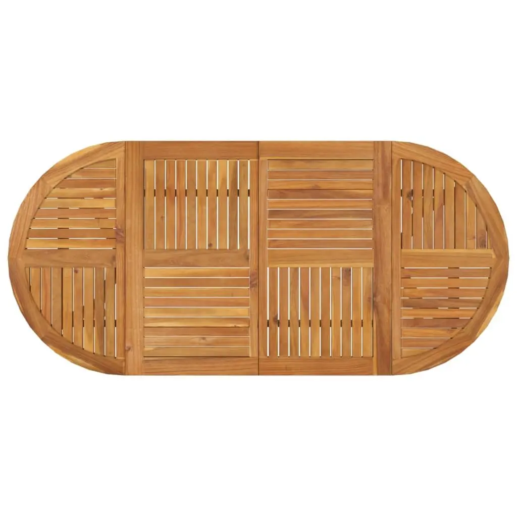 Garden Dining Table 200x90x75cm Solid Wood Outdoor Patio Furniture Brown