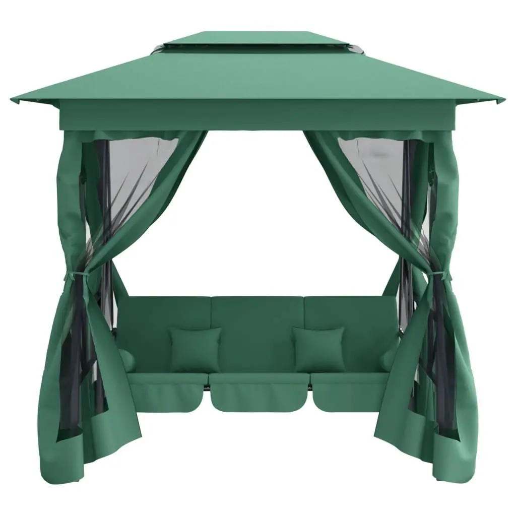 Garden Gazebo Outdoor Patio Swing Bench Canopy Green