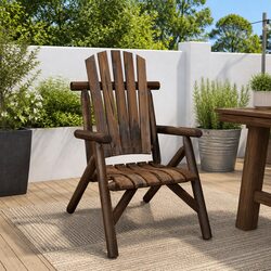 Outdoor Garden Chair Specifications: Solid Spruce Wood