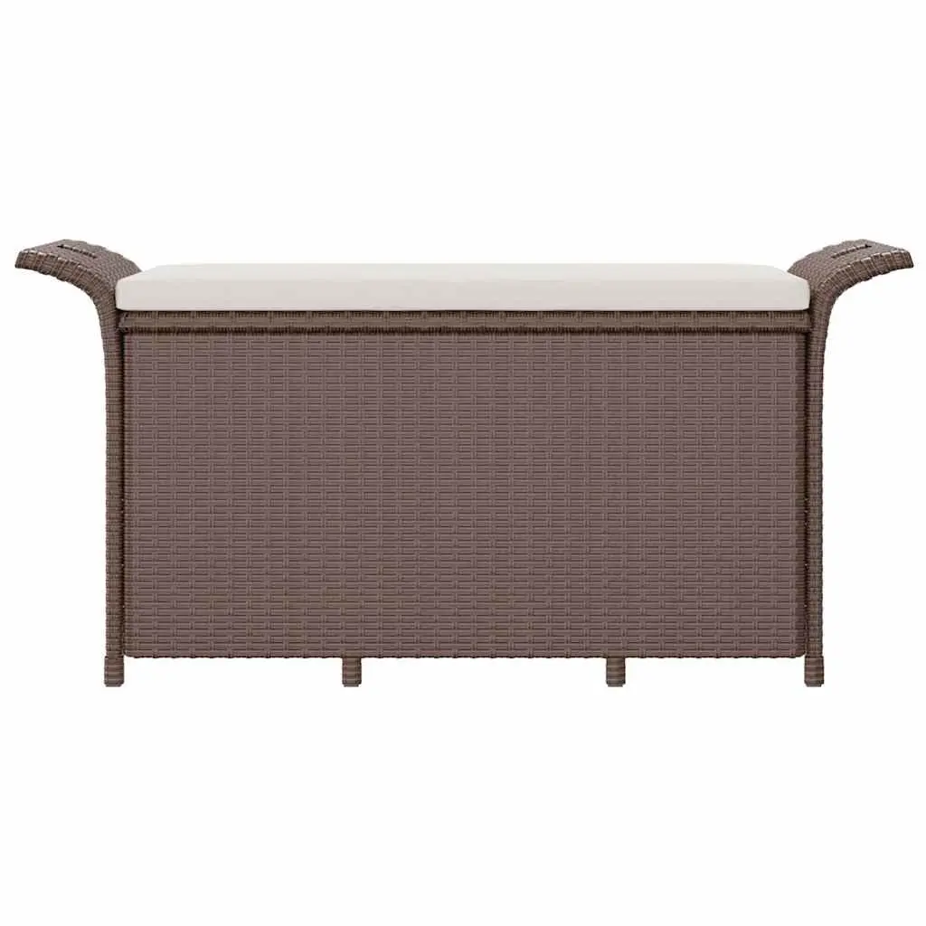 Outdoor Garden Bench with Cushion Storage
