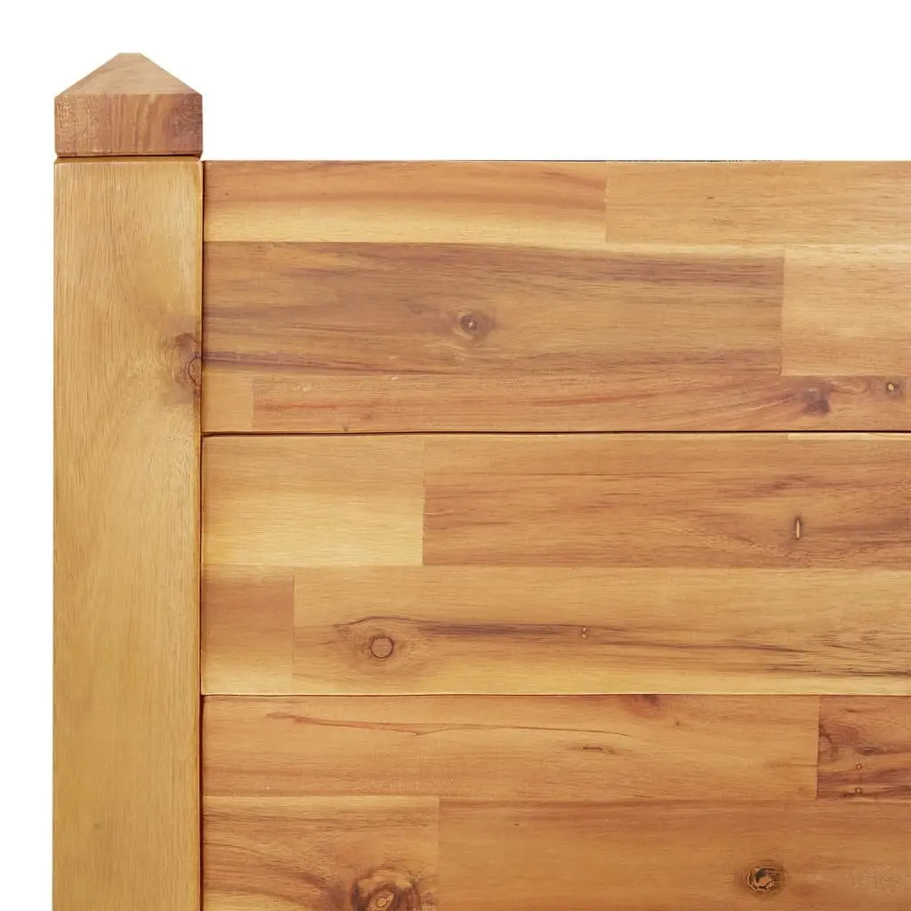 Stackable Acacia Wooden Raised Bed
