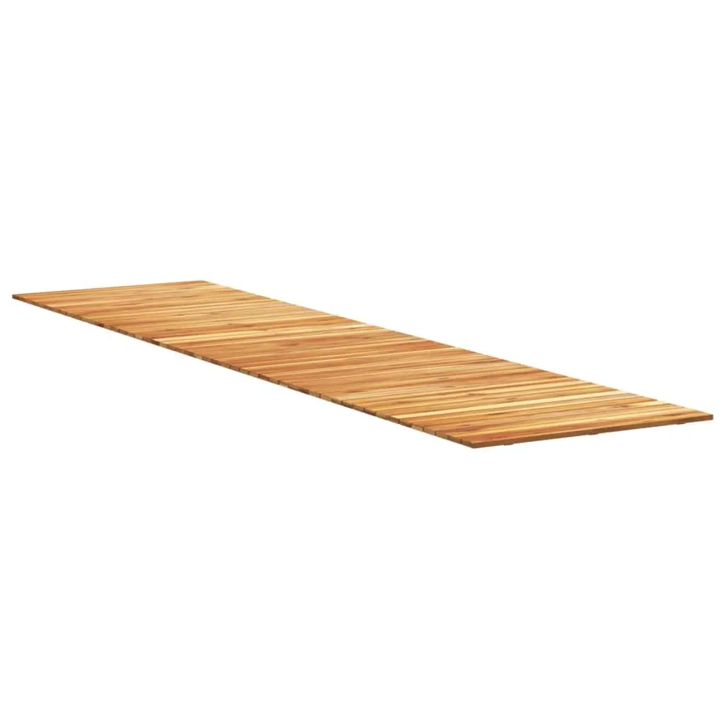 Garden Pathway 200x50cm Solid Wood Walkway Brown Outdoor Paving Decoration