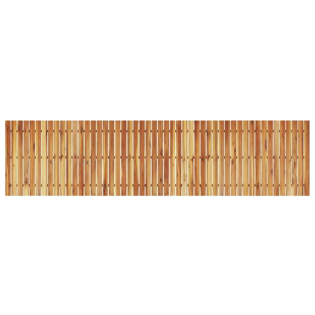 Garden Pathway 200x50cm Solid Wood Walkway Brown Outdoor Paving Decoration