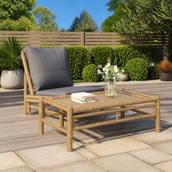 Bamboo Garden Coffee Table - Dimensions 100x55x33cm