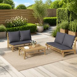 Bamboo Garden Bench Dimensions and Features