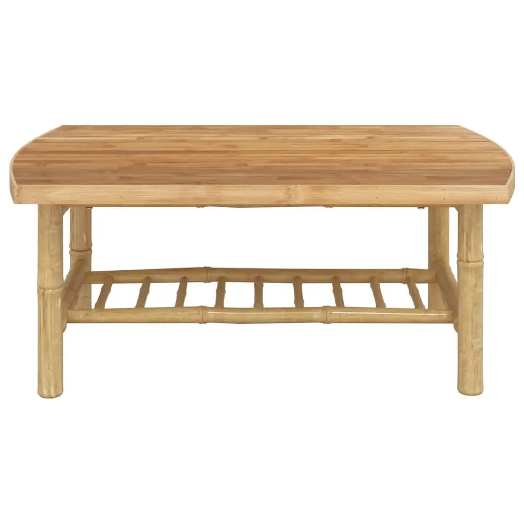 Bamboo Coffee Table for Garden Outdoor Use 90x55x37 cm
