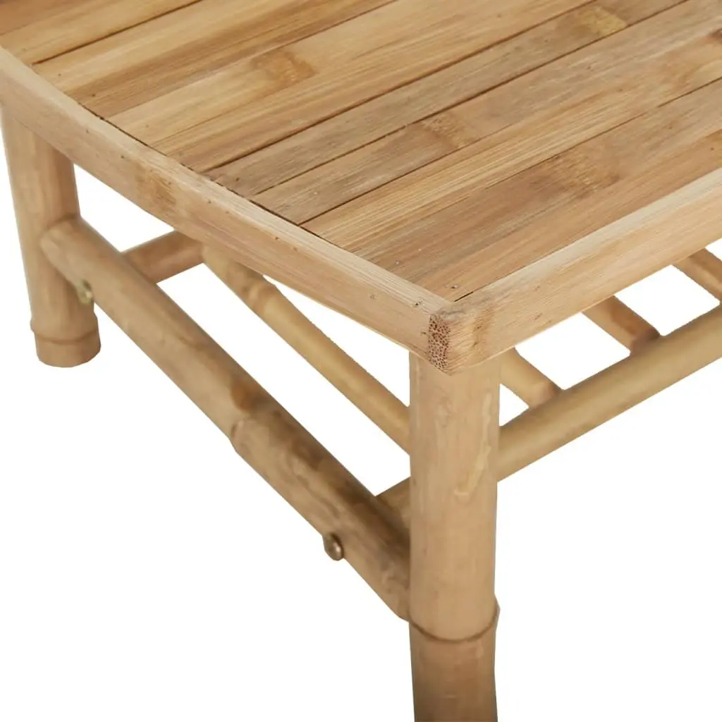 Bamboo Coffee Table for Garden Outdoor Use 90x55x37 cm