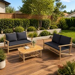 Bamboo Garden Bench Dimensions & Specs