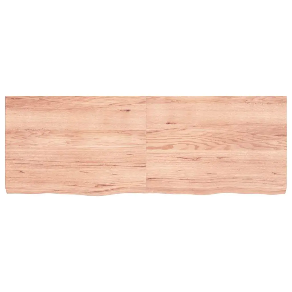 Brown Solid Oak Folding Wall Shelf