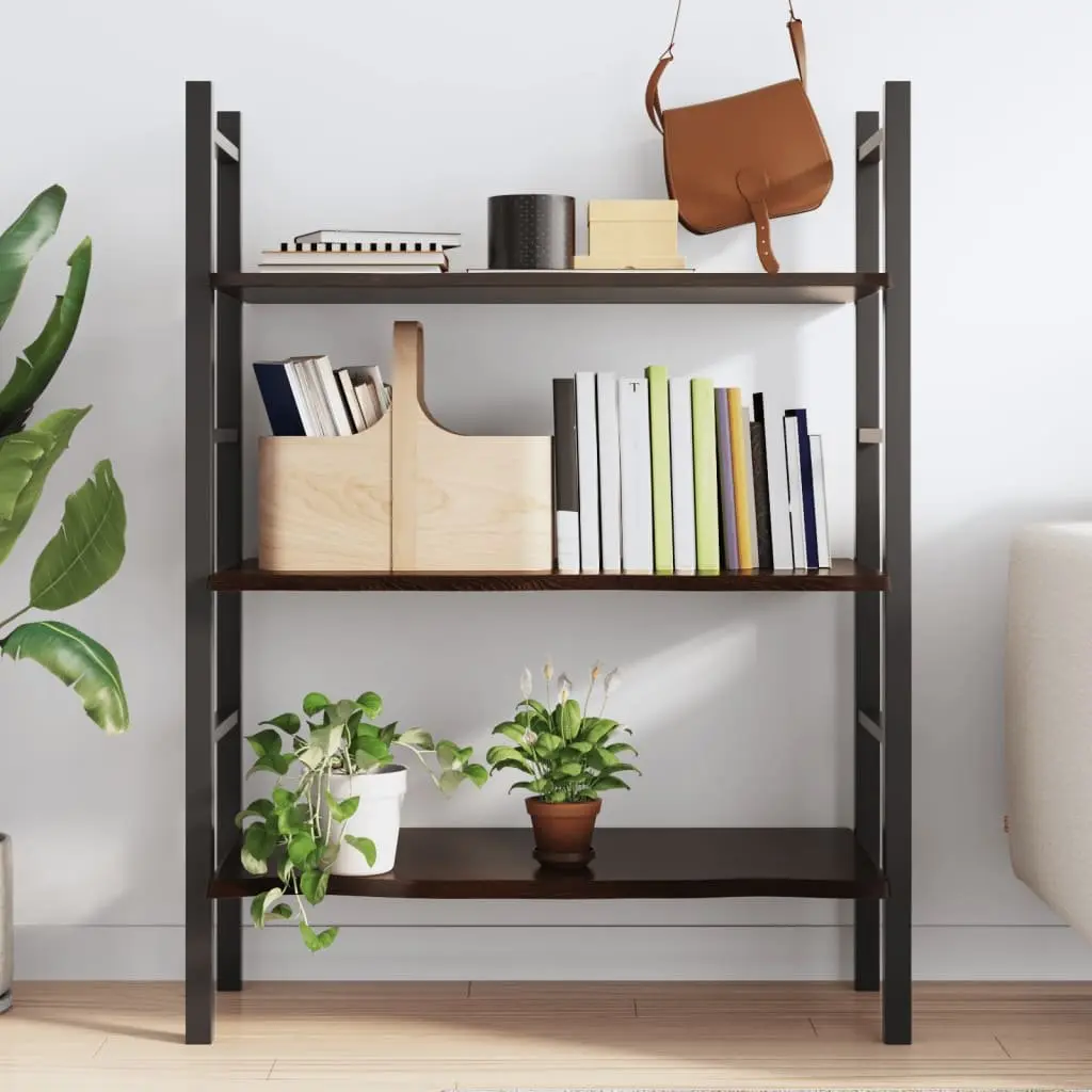 Dark Brown Oak Floating Wall Shelf