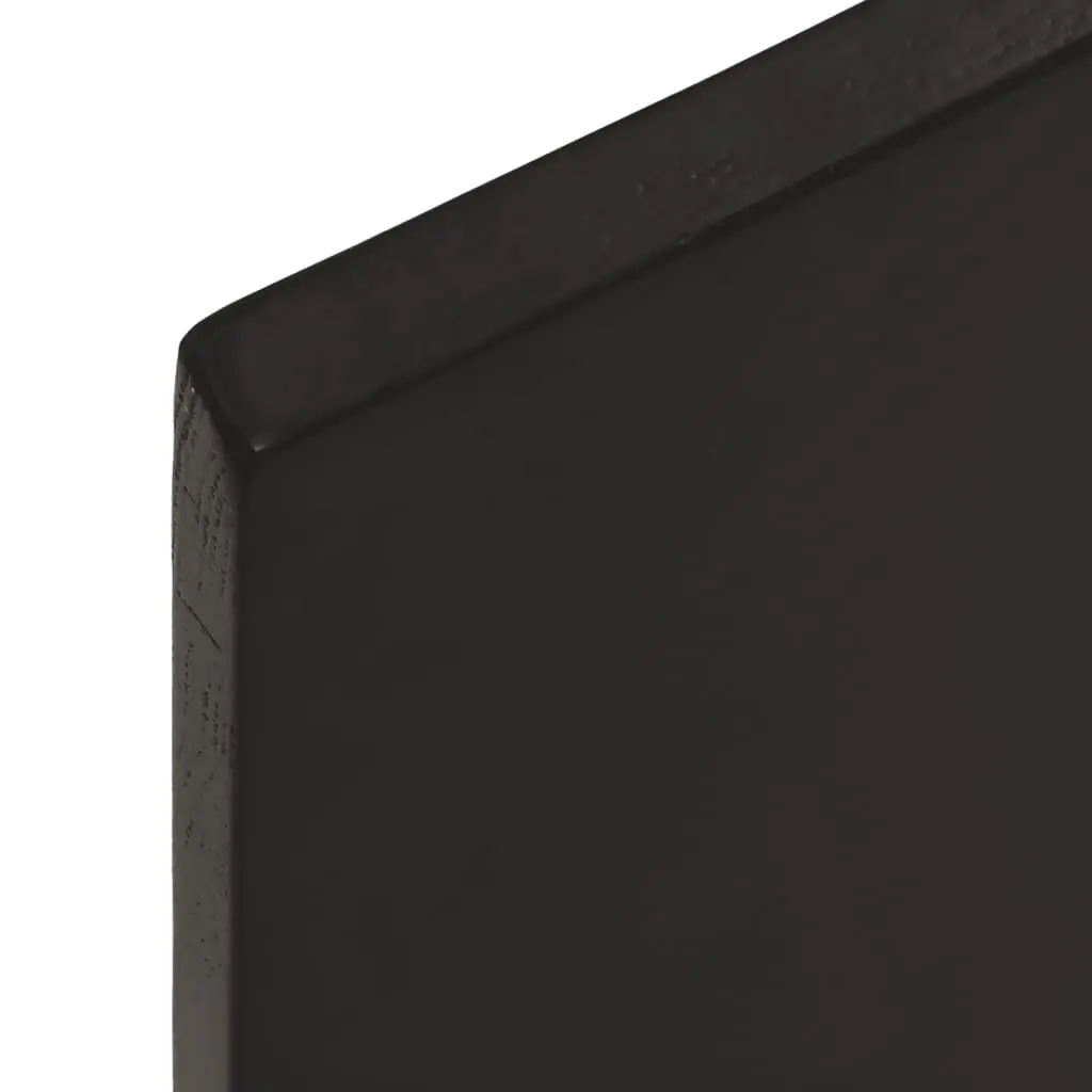 Dark Brown Oak Wall Shelf 80x60x2 cm