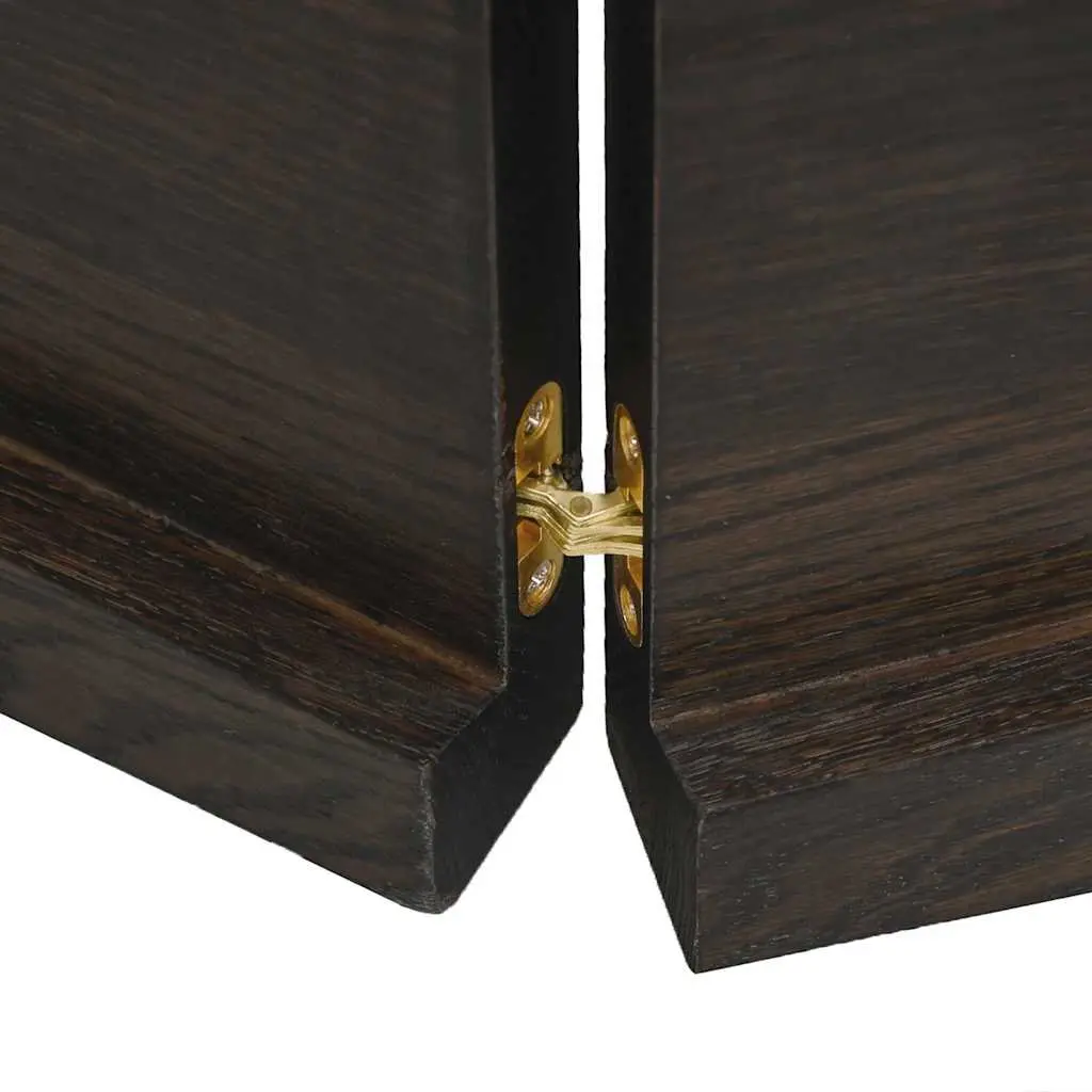 160x40cm Rustic Brown Oak Wall Shelf