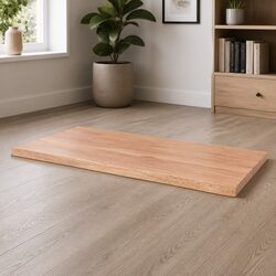 Specifications of Solid Oak Live Edge Table Top 80x60x2 cm