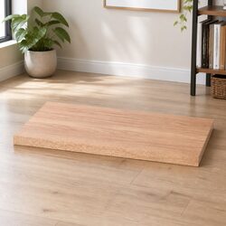 Solid Oak Wood Table Top Dimensions 80x60cm Live Edge