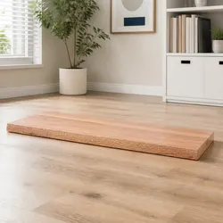 Solid Oak Wood Table Top 100x60cm with Live Edge