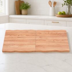 Specifications of Solid Oak Wood Table Top 120x50cm, Light Brown