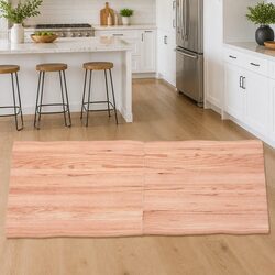 Brown Live Edge Oak Folding Table Top 140cm x 50cm