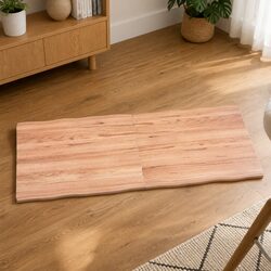 Specifications of Light Brown Solid Oak Wood Table Top 140x60cm