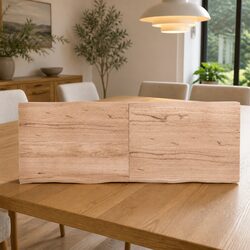 Specifications for Solid Oak Table Top 160x60cm Live Edge