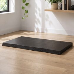 Table Top Specifications: Dark Brown Solid Oak, 80x40 cm