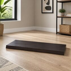 Solid Oak Replacement Table Top 100x40cm - Dark Brown Finish