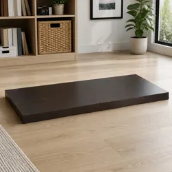Solid Oak Wooden Table Top 100x50cm with Live Edge