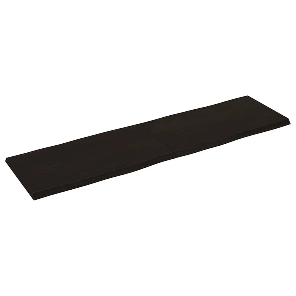 Wooden Table Top for Home or Commercial Use 180x50cm Solid Oak Live Edge Foldable