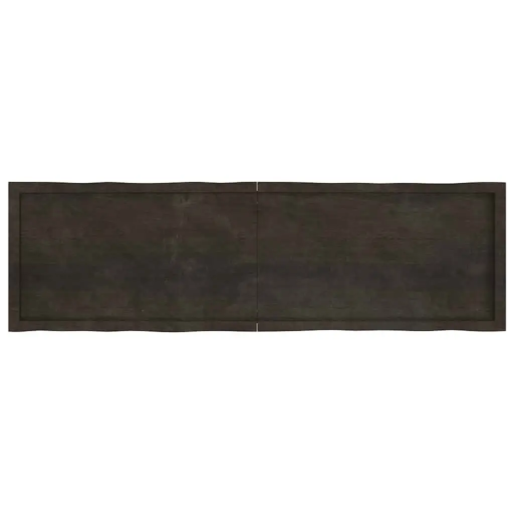 Wooden Table Top for Home or Commercial Use 180x50cm Solid Oak Live Edge Foldable