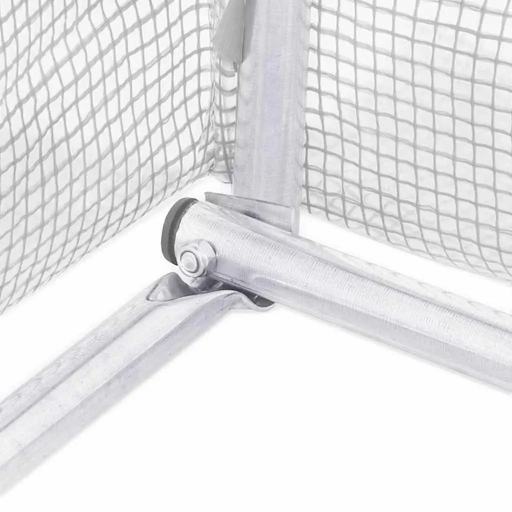 Greenhouse for Garden 3x2x2 m White Steel Frame PE Cover