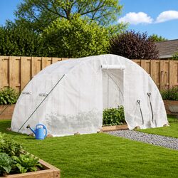 White Greenhouse Dimensions and Specifications