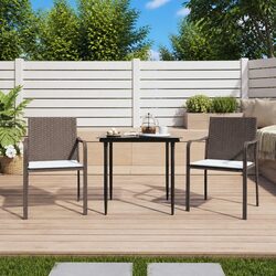 Garden Chair Set with Cushions - Dimensions 56x59x84 cm