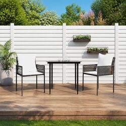 Specifications of Brown Poly Rattan Garden Chair Set