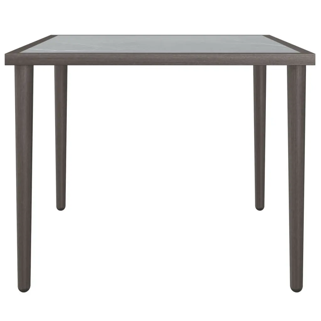 Grey Steel Frame Modular Garden Table