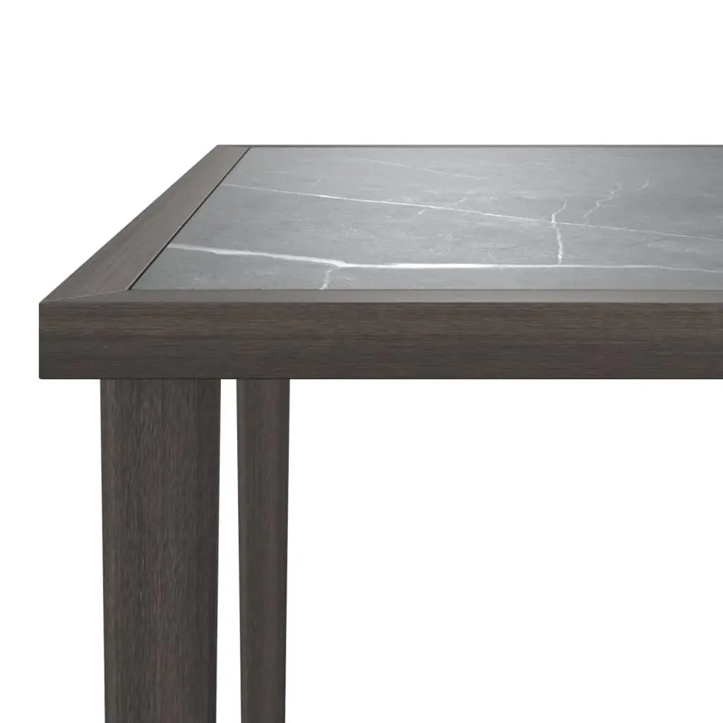 Grey Steel Frame Modular Garden Table
