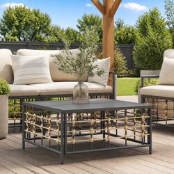Garden Table Specifications: Anthracite Outdoor Coffee Table