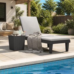 Specifications for the Black Adjustable Sun Lounger