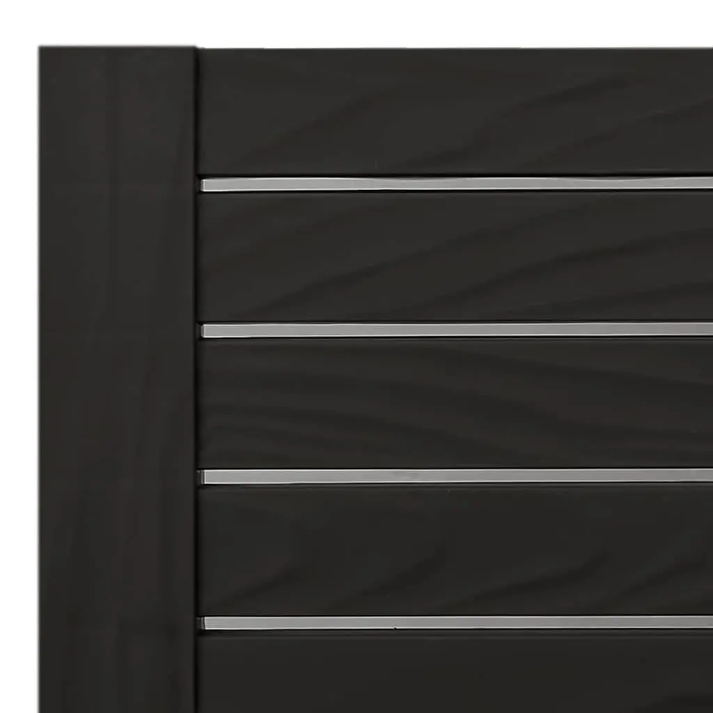 Black Adjustable Sun Lounger