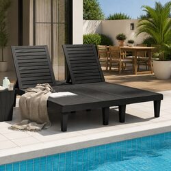 Double Sun Lounger Specifications: Adjustable, Lightweight, Durable