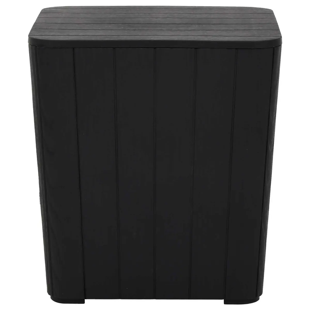 Garden Storage Table with Removable Lid Outdoor Patio Furniture Black