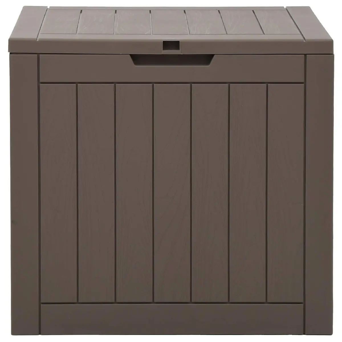 Outdoor Storage Box Grey Garden Furniture Bench Seat 55.5 x 43 x 53 cm Polypropylene