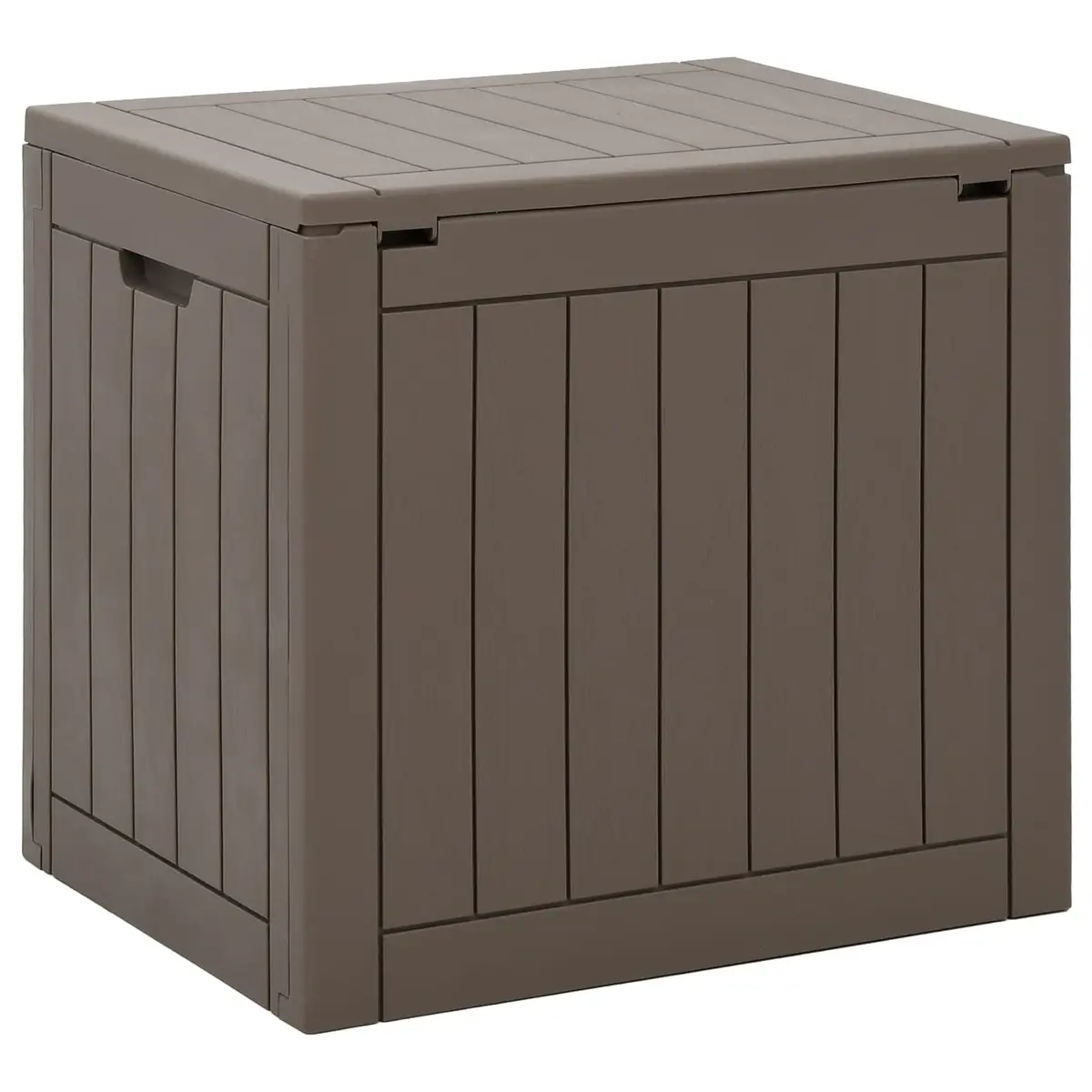 Outdoor Storage Box Grey Garden Furniture Bench Seat 55.5 x 43 x 53 cm Polypropylene