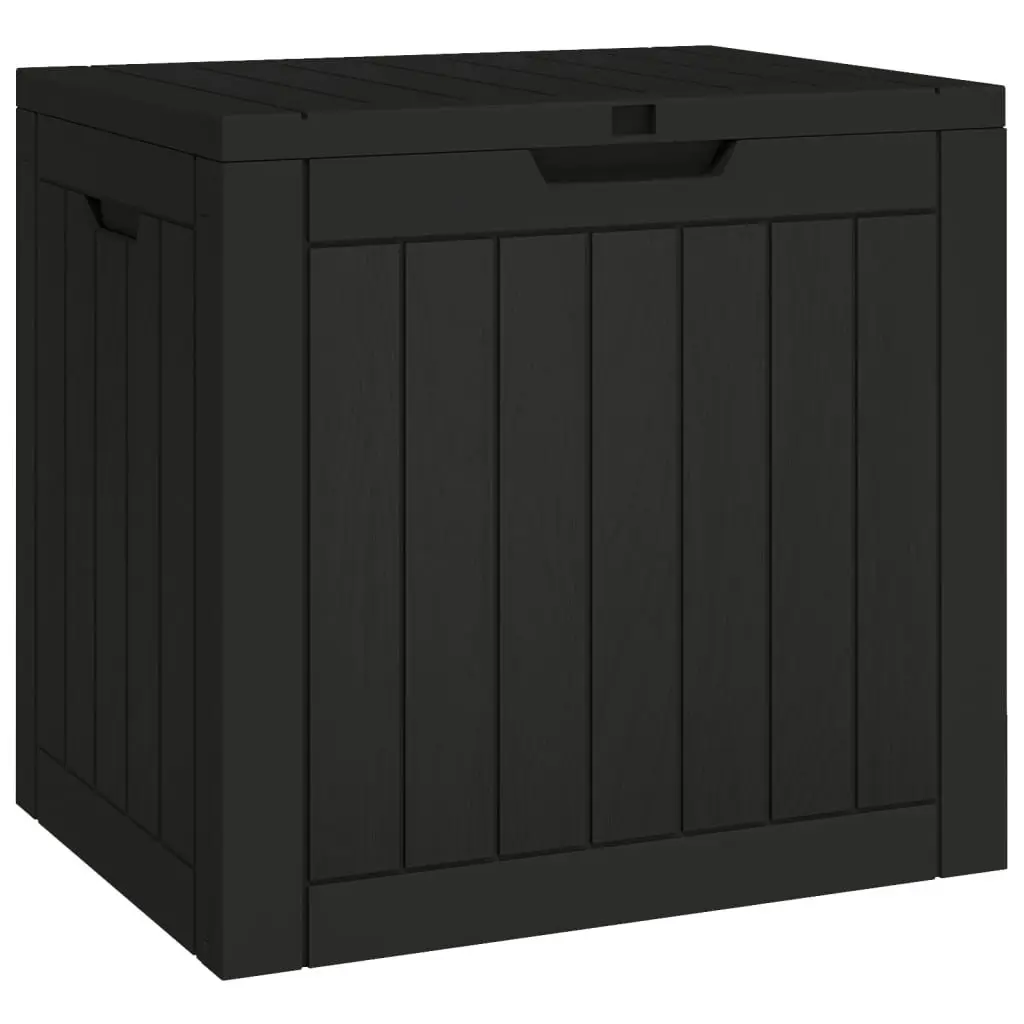 Garden Storage Box Outdoor Furniture 55.5 x 43 x 53 cm Black